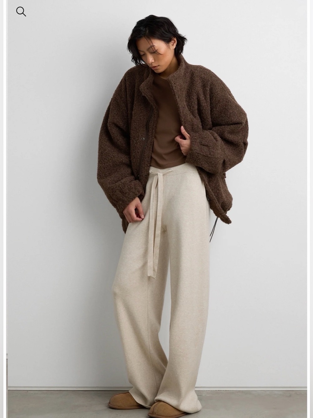 Oak + Fort ultra soft knit pants